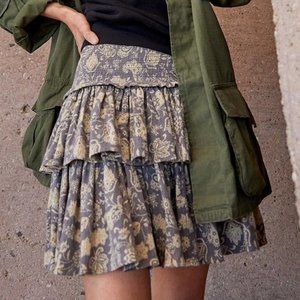 Unsubscribed Smocked Mini Skirt Size 4